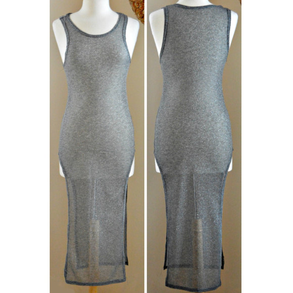 Sexy Sheer Coverup Tunic Vest ONE SIZE - Picture 2 of 2
